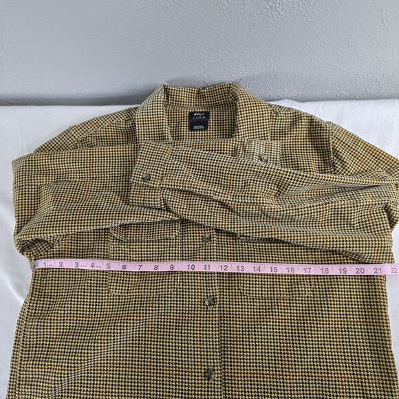 RVCA Lay Over Overshirt Shacket Jacket Houndstooth Tan Women's Size Large Punk‎ - Picture 5 of 10